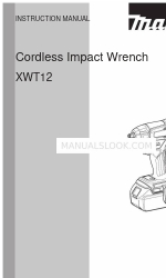 Makita XWT12 取扱説明書