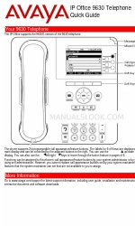 Avaya 9630 Deskphone Edition Manual rápido