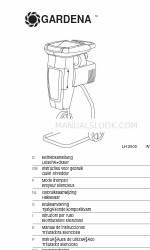 Gardena LH 2500 Gebruiksaanwijzing