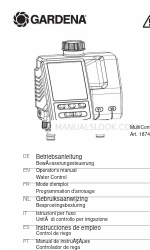 Gardena MultiControl duo Manuel de l'opérateur