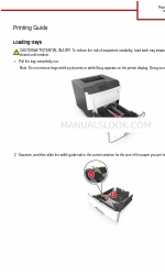 Lexmark MS610de Printing Manual