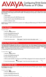 Avaya B100 Series Configuration Manual