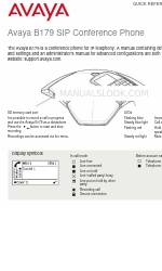 Avaya B179 Manual de referência rápida