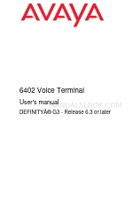 Avaya Definity 6402 ユーザーマニュアル