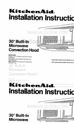 KitchenAid KHMC106W Panduan Petunjuk Instalasi