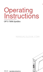 Fronius OPT/i TWIN SyncBox Operating Instructions Manual