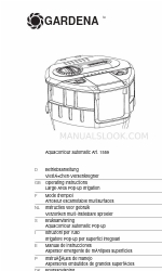 Gardena AquaContour automatic 1559 Manuel d'utilisation