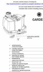 Gardena AquaContour automatic 8133 Kullanım Talimatları Kılavuzu