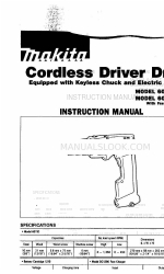 Makita 6011D Manuale di istruzioni