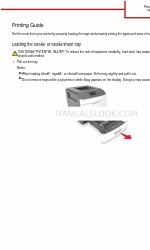 Lexmark MS810de Printing Manual