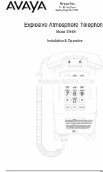 Avaya EA401 Manual de instalación y funcionamiento