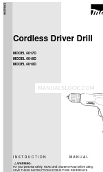 Makita 6017D Instruction Manual