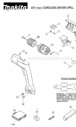 Makita 6019D Lista de peças