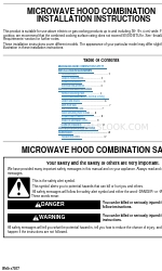 KitchenAid KHMS2056SBL0 Installation Instructions Manual