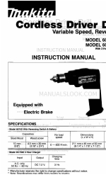 Makita 6070D Manual de instruções