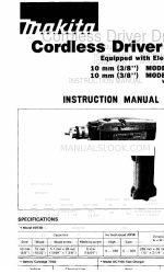 Makita 6073D Manuale di istruzioni