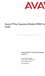 Avaya IP KEM Manual do utilizador