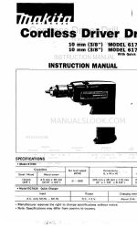 Makita 6170D Manuale di istruzioni