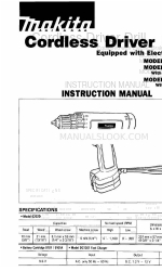 Makita 6202DW Manual de instrucciones