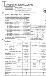 Makita 6207D-NEW Technical Information