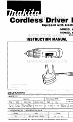 Makita 6211DH Kullanım Kılavuzu