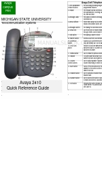 Avaya IP OFFICE 2410 Panduan Referensi Cepat