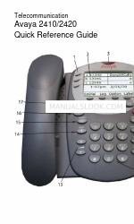 Avaya IP OFFICE 2410 Краткое справочное руководство