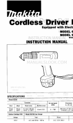 Makita 6222DWE Kullanım Kılavuzu