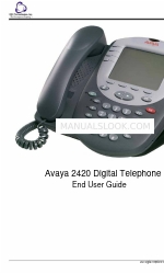 Avaya IP OFFICE 2420 Руководство конечного пользователя