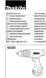 Makita 6223D Manual de instrucciones