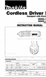 Makita 6223DWE Kullanım Kılavuzu