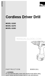 Makita 6226d Instruction Manual