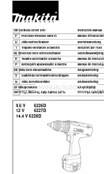 Makita 6226d Manual de instrucciones