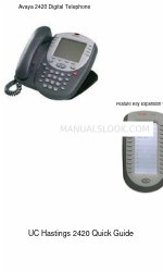 Avaya IP OFFICE 2420 Короткий посібник