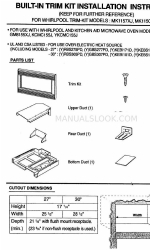 KitchenAid MK1150XJ Instrucciones de instalación