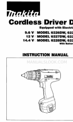 Makita 6226DW Manual de instrucciones