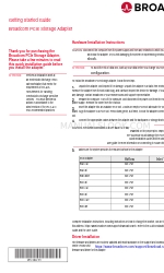 Broadcom 9400-16e 시작하기 매뉴얼