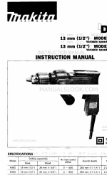 Makita 6302 Gebruiksaanwijzing