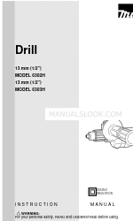 Makita 6302H Manual de instruções