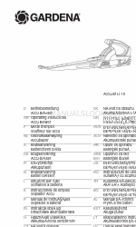 Gardena AccuJet Li-18 Руководство по эксплуатации