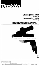 Makita 6302H Instruction Manual