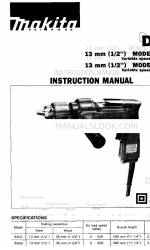 Makita 6303 Kullanım Kılavuzu