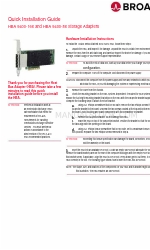 Broadcom HBA 9400-8e Manuale di installazione rapida