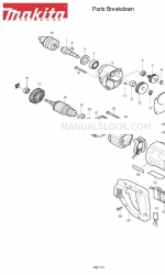 Makita 6304LR Parts Breakdown