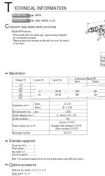 Makita 6305 Technical Information