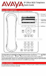 Avaya IP Office 9620 Manual rápido