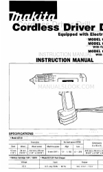 Makita 6312D Instrukcja obsługi