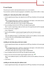 Lexmark MX610 Series E-Mail Manual