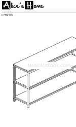 Alice's Home LOFT ILFBK120BN 조립 지침 매뉴얼