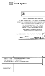 A&E Systems Electrolux AW Series Installation & Operating Instructions Manual